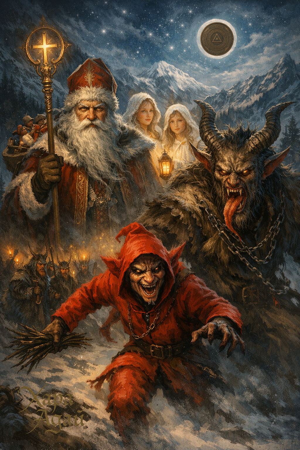 Дед Мороз и Крампус